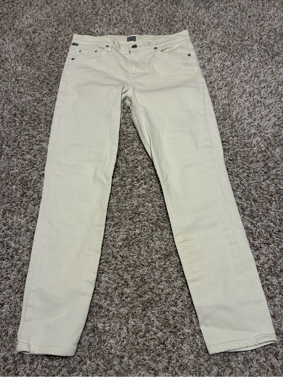 Citizens Of Humanity Denim - Citizens Of Humanity Skinny Jeans in Light Cream